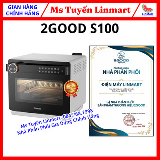 Nồi chiên hơi nước 2good s100 - Nồi chiên không dầu hấp hơi nước 2Good S100 - Nồi chiên không dầu 2good s100