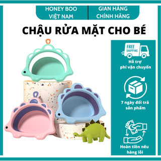 Chậu rửa mặt gấp gọn cho bé sơ sinh,chậu gấp gọn, chậu rửa đa năng