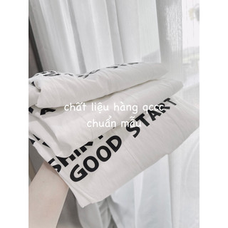 Đầm sát nách in chữ 2 lớp
