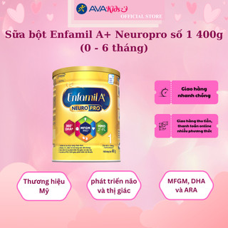 Sữa bột Enfamil A+ Neuropro số 1 400g - Hàng chính hãng