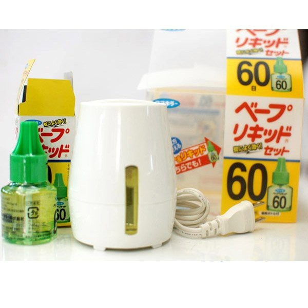 Máy tinh dầu đuổi muỗi Fumakilla, hộp tinh dầu thay thế máy đuổi muỗi Nhật Bản