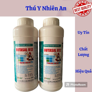 1 lít B12 Butasal tăng nước máu, tăng bo, lỳ đòn, dẻo dai , Sung túc, sâu khuya cho gà