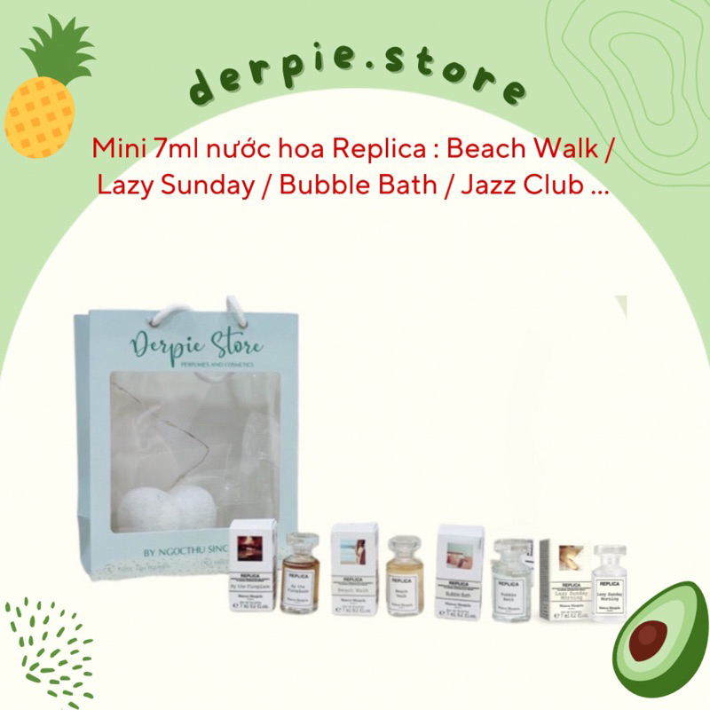 [ MINI 7ML - 10ML ] Nước hoa unisex Replica By The Fireplace / Beach Walk / Bubble Bath ... EDT