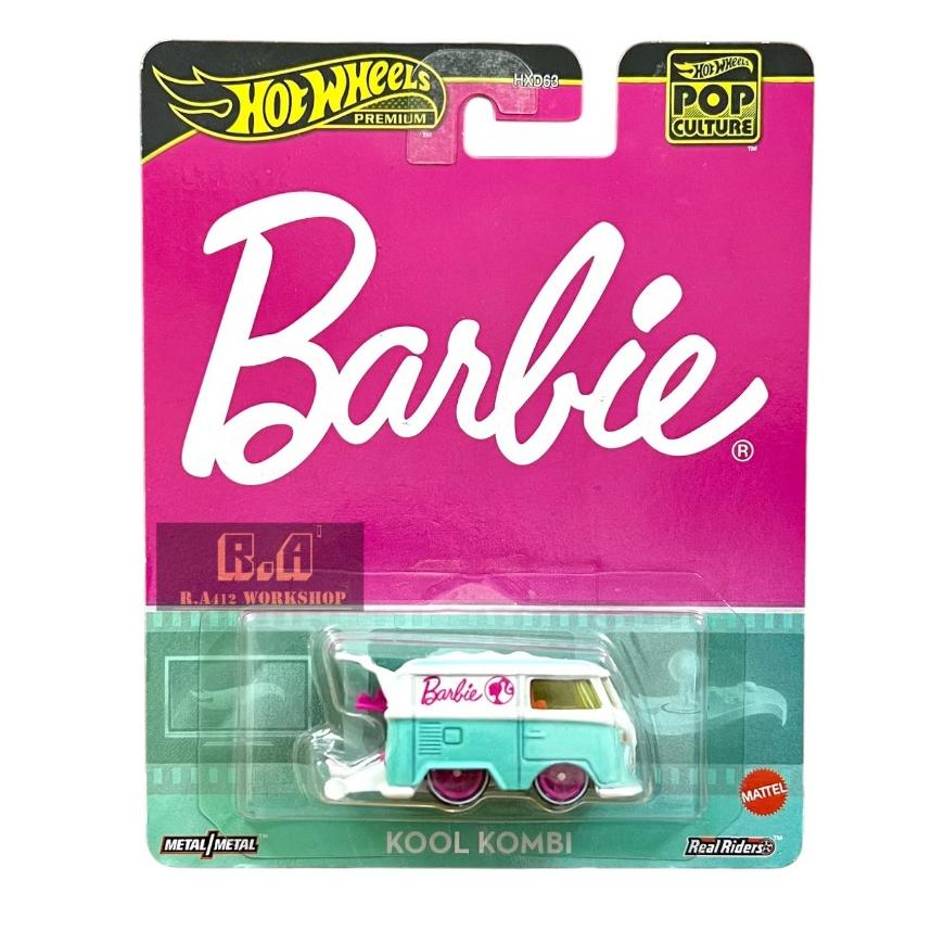Hot Wheels chính hãng mẫu xe Premium KOOL KOMBI - BARBIE (2024)