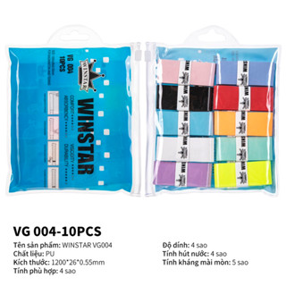 quấn cán vợt cầu lông winstar vg004. hàng chính hãng