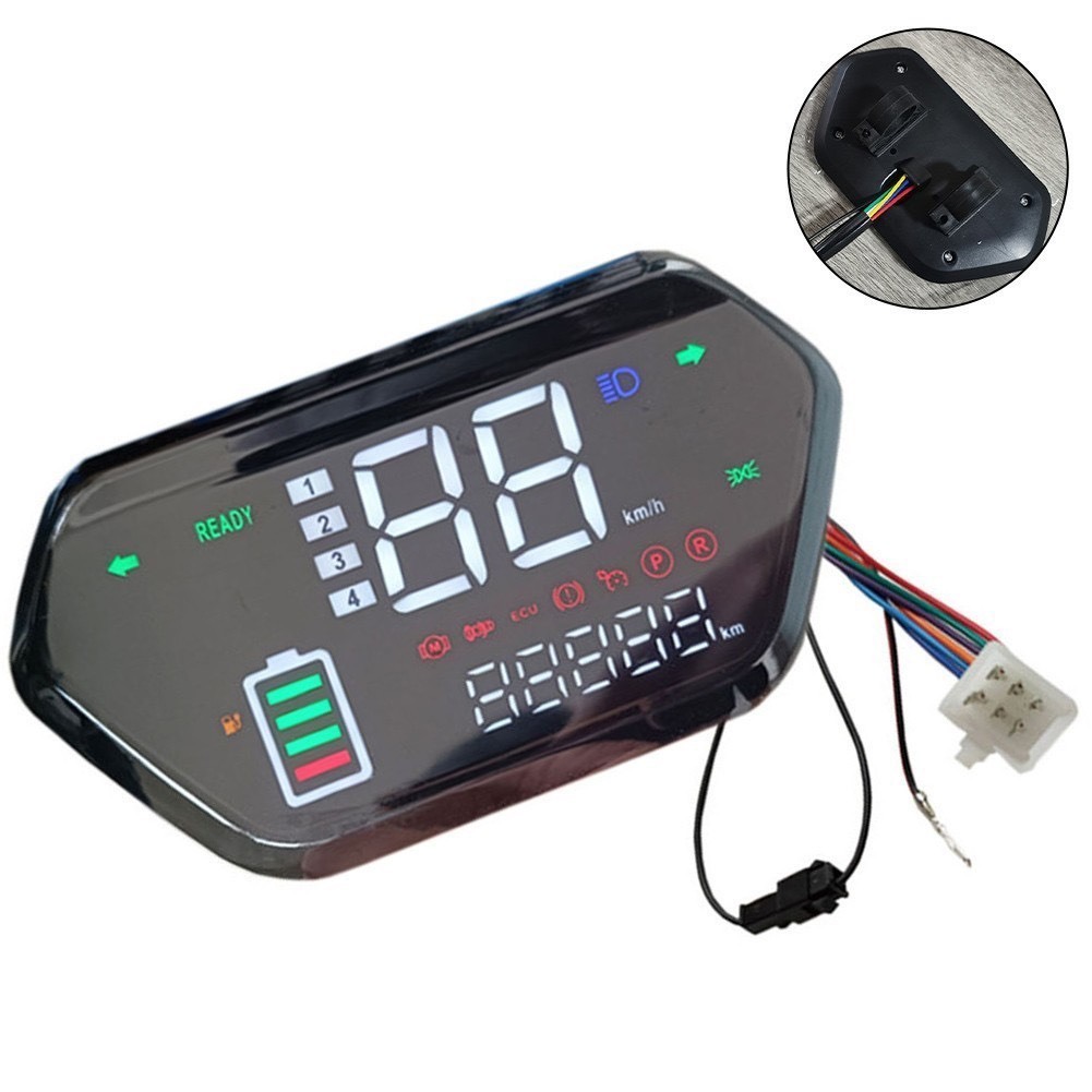 đồng hồ xe điện 48-72v hỗ trợ ic thông minh