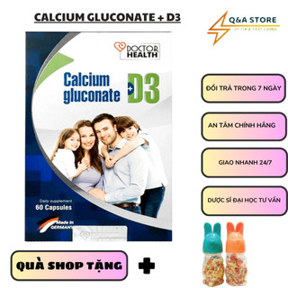 Calcium gluconate + d3 viên canxi hữu cơ đức