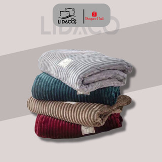 Chăn Nhung Tuyết Văn Phòng Kẻ Tăm LIDACO Kích Thước 2mx2m3