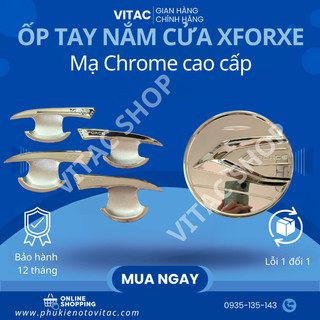 Phụ kiện Mitsubishi Xforce - Ốp nắp bình xăng, ốp hỗm