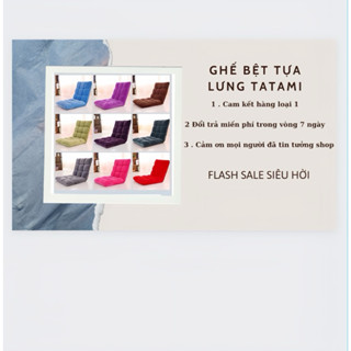 Ghế bệt tựa lưng tatami 5 nấc điều chỉnh kiểu nhật kích thước size 105cm x 50cm x 10cm