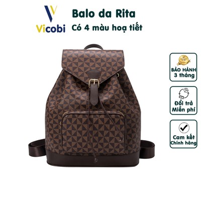 Balo da Pu cao cấp Vicobi B2 Rita, Nam nữ đều dùng được, phù hợp dịp học, du lịch, đi làm...