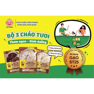 Cháo tươi thịt bò và cà rốt Ottogi 220g