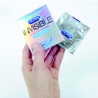 Bao cao su Durex Invisible Extra Thin Extra Sensitive cảm xúc mỏng 0.038mm (hộp 3 cái)