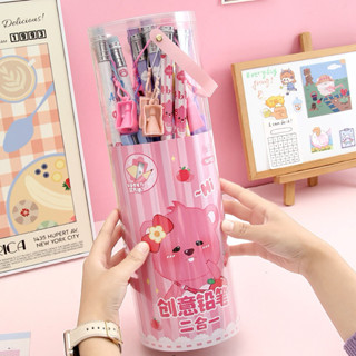 Bút chì khổng lồ vô tri vừa học vừa chơi bút chì gỗ độc lạ nhiều hình dễ thương, làm quà tặng cho bé