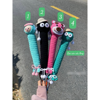 Bọc cán cầu lông len móc 🧶