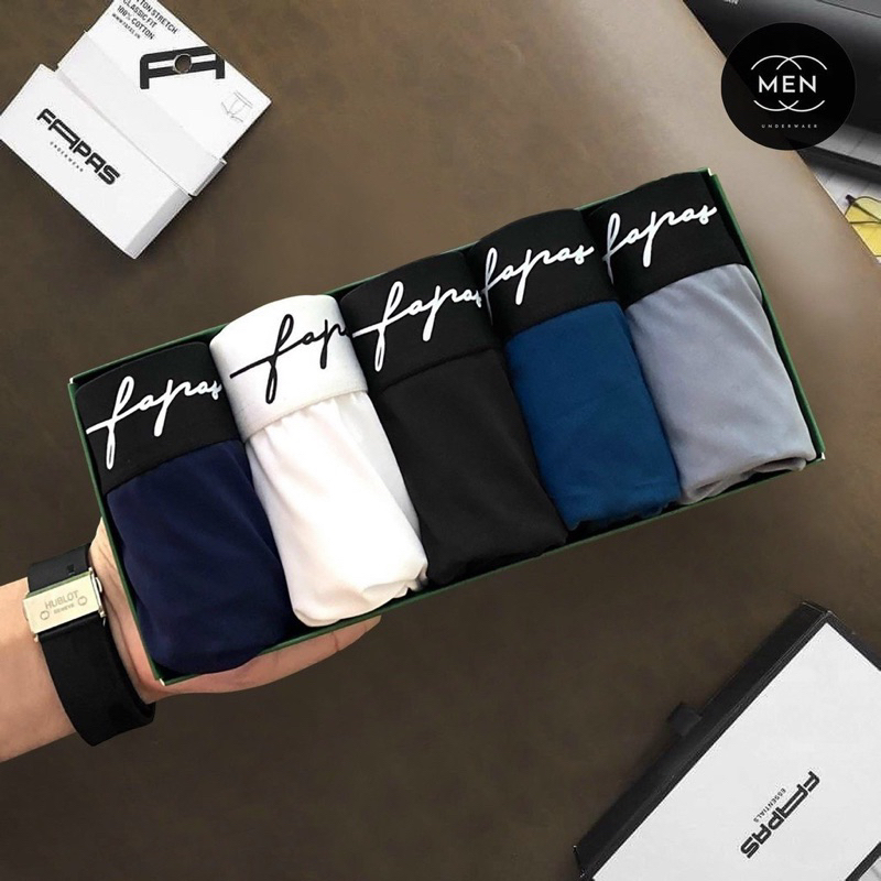 combo 5 quần boxer FAPAS ký siêu đẹp