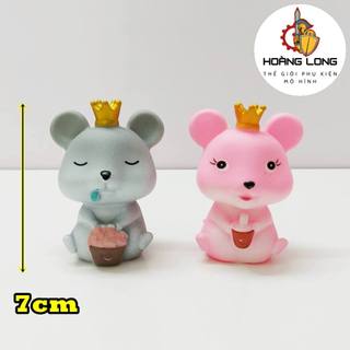 Mô hình chuột Vương Miệng, quà tặng Sưu tầm Độc đáo, trang trí Bánh Kem, PC, bàn làm việc (phụ kiện Hoàng Long)