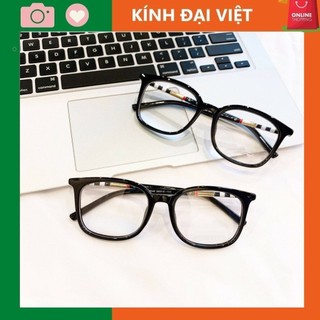 Gọng kính cận vuông nam nữ chất liệu nhựa dẻo màu sắc thời trang 8046