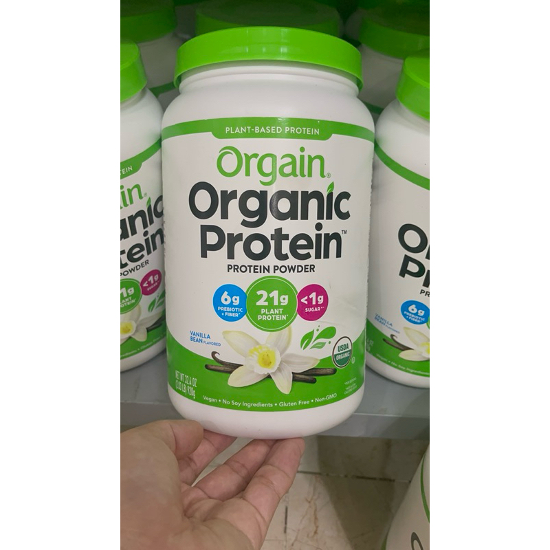Thực phẩm bổ sung Orgain Organic Protein Powder Vanilla Bean 920gr