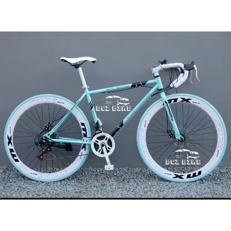 (bản nâng cấp tay đề shimano) xe đạp thể thao road MX bike vành 60mm.bảo hành 1 đổi 1