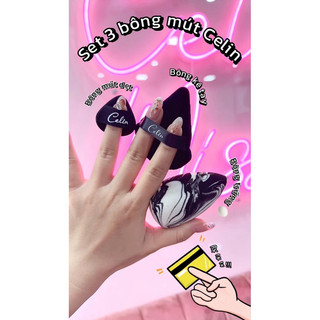 [Chính hãng] Set 2 bông mút Celin siêu mềm tán nền mỏng nhẹ