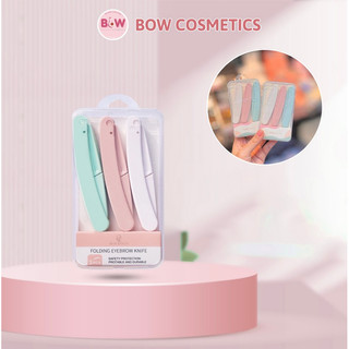 Set 3 dao cạo chân mày, dao cạo tỉa lông mày, định hình chân mày, dao cạo chân mày thép không gỉ