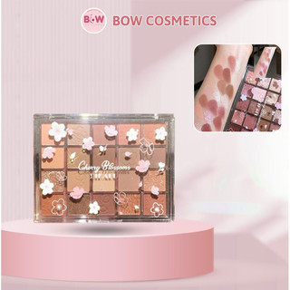  Bảng Phấn Mắt DIKALU 20 Ô Cherry Blossoms, Có Nhũ BlingBling Cực Xinh DiKaLu Hoa Anh Đào