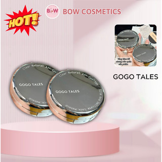 Phấn Nước Cushion GOGO TALES Vỏ Bạc Tráng Gương Kèm Lõi Thay Thế+Túi Nhung Cho Da Dầu GT524