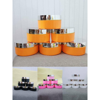 Combo 10 hủ đựng kem body cao cấp 200gr-nắp xi bạc-loại 1