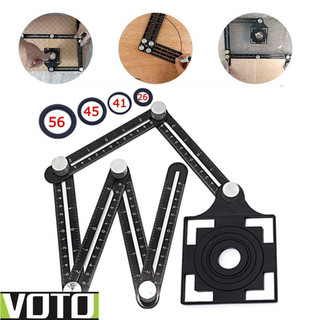 Thước định vị lỗ gạch đa năng 6 khúc