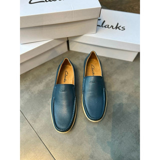 Giày lười(Mọi) da bò Clarks/Ảnh thật