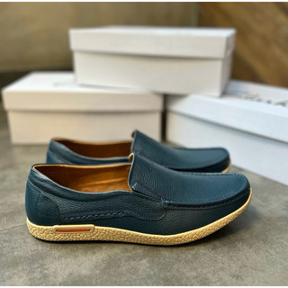 Giày lười(Mọi) da bò Clarks/Ảnh thật
