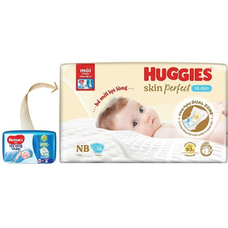 Tã dán sơ sinh huggies nb38 miếng skin perfect
