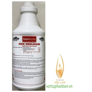 Phân cá phú hào - fish emulsion usa - đạm cá cô đặc – dinh dưỡng tinh khiết - #195a# 1 lít