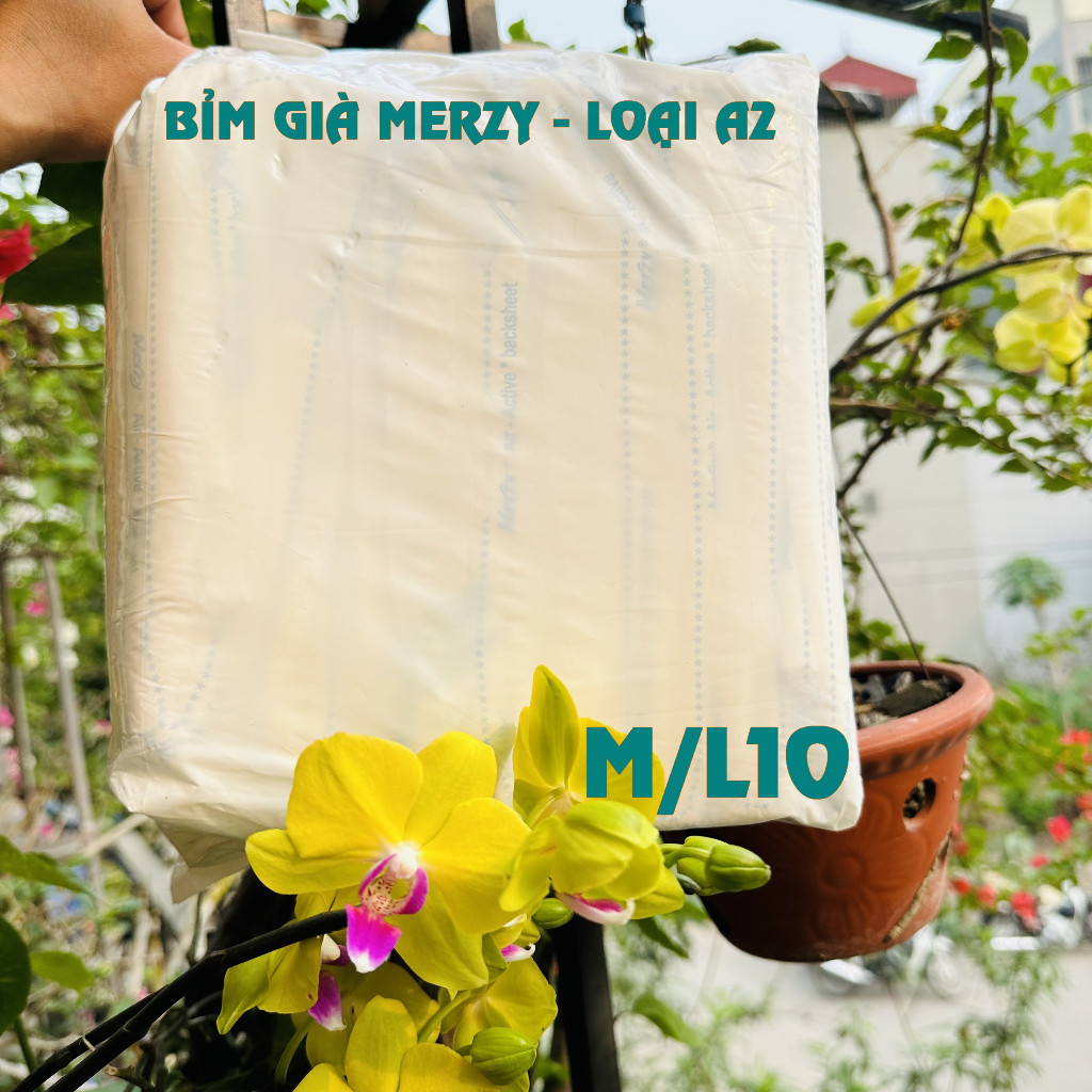 Tã già Merzy (Loại A2) size ML10 miếng #bỉm merzy #bỉm già Merzy #tã merzy #tã già Merzy