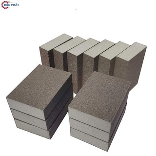 Miếng xốp nhám đánh bóng độ cát 100 180 240 320 400 dùng cho đánh bóng đồ nội thất, chà nhám gỗ