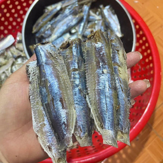 1kg cá trích khô loại 1 bóc vảy, cá nhạt