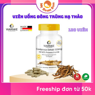 Viên Uống Đông Trùng Hạ Thảo Warnke Cordyceps Extrakt 500mg của Đức