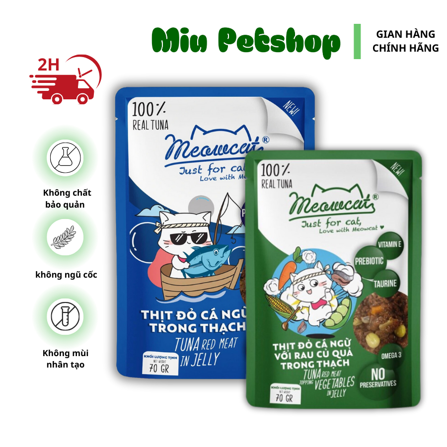 PATE MEOWCAT CHO MÈO - Túi 70GR