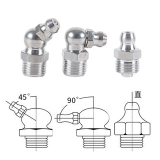 Vú bơm mỡ m6, m8, m10 inox 304