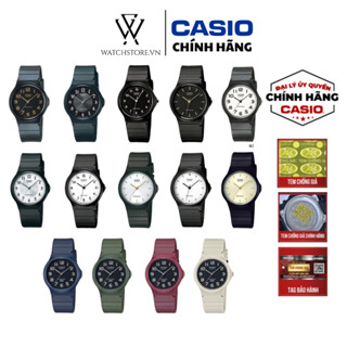 Đồng Hồ Nam Nữ MQ-24 Quartz Mặt Kính Nhựa Tròn 34.9mm Chống Nước Dây và Vỏ Nhựa Cao Cấp Chính Hãng CASIO - WatchStore