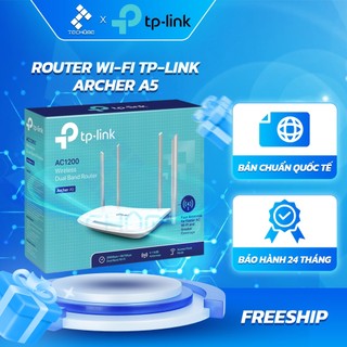 Bản chuẩn quốc tế - bộ phát wifi router wi-fi tp-link archer a5 ac1200 wireless băng tần kép