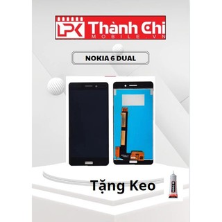 Màn Hình Nokia 6 Dual Sim TA-1021 / TA-1025 - Màn Hình Nguyên Bộ Zin Ép Cảm Ứng, Màu Đen