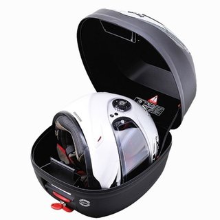 Combo thùng Givi E250N và baga sau Givi MV gắn cho xe Exciter135 - Exciter150 hàng chính hãng bảo hành 2 năm
