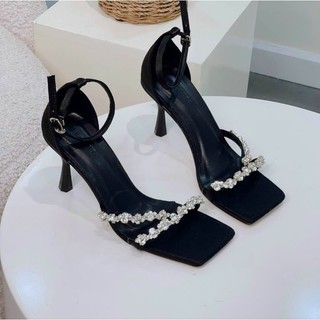 SANDAL CAO GÓT 2 QUAI XÍCH ĐÍNH ĐÁ 7 PHÂN