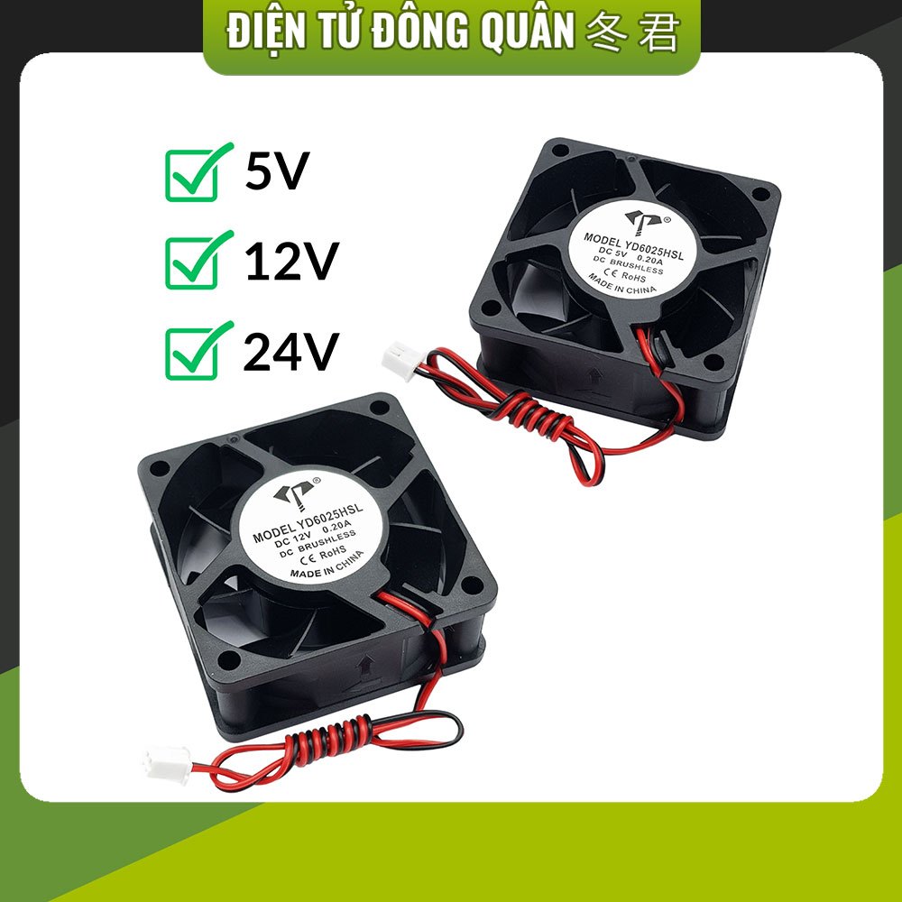 [NSHOP] Quạt tản nhiệt 6025 6cm