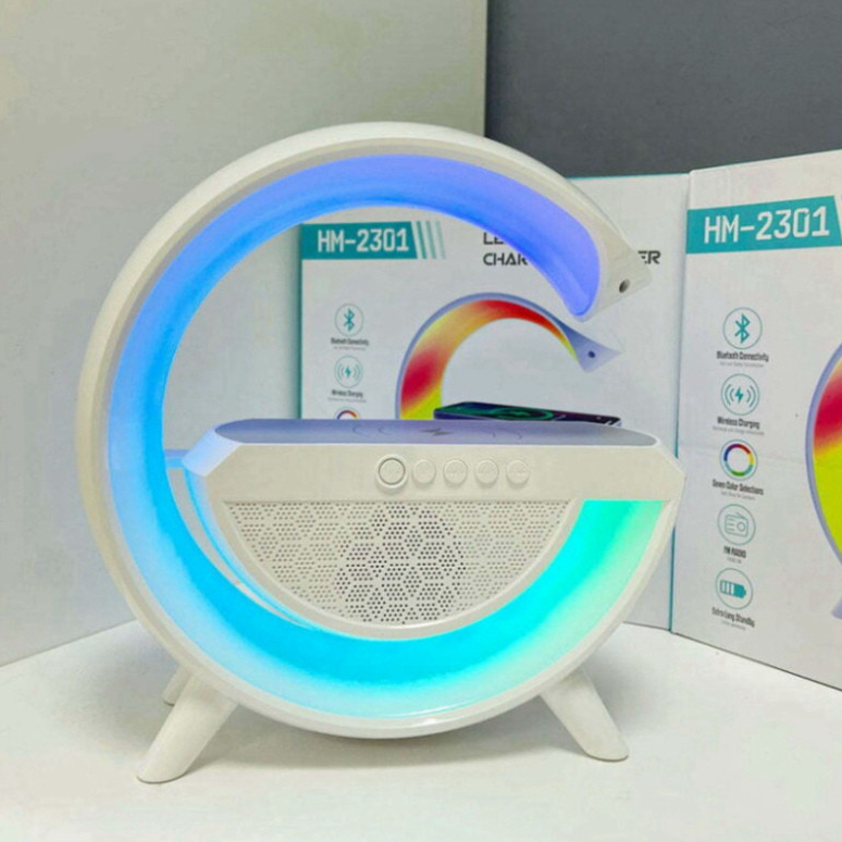 Loa Bluetooth Chữ G Kết Nối Điện Thoại Thông Minh Tích Hợp Đèn Led, Sạc Không Dây - K209 | BigBuy360 - bigbuy360.vn