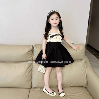 Váy đầm công chúa bé gái 2 dây cao cấp cho bé 1 tuổi đến 7 tuổi