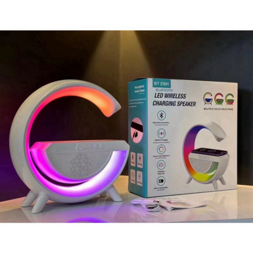 Loa Bluetooth Chữ G Kết Nối Điện Thoại Thông Minh Tích Hợp Đèn Led, Sạc Không Dây - K209 | BigBuy360 - bigbuy360.vn