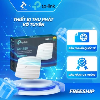 Bản chuẩn quốc tế - thiết bị phát wifi gắn trần access point tp-link eap225 wifi gigabit mu-mimo ac1350 băng tần kép